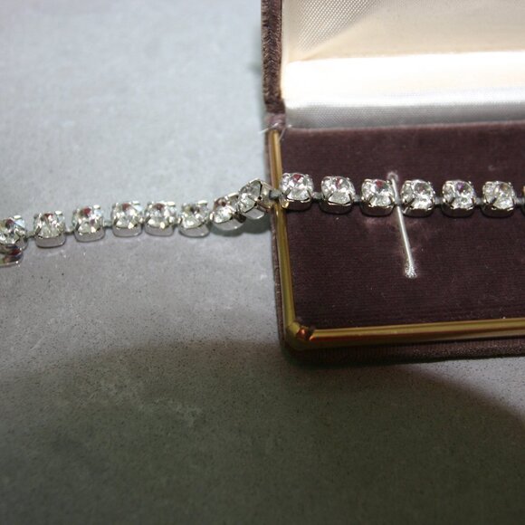 2 pcs - RARE vintage Eisenberg Ice crescent moon necklace AND bracelet - Picture 5 of 6